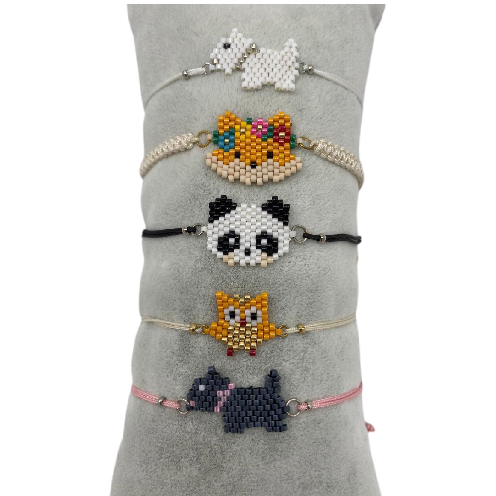 Handmade Beaded Animal Bracelet Seed Bead Bracelet Beaded Etsy