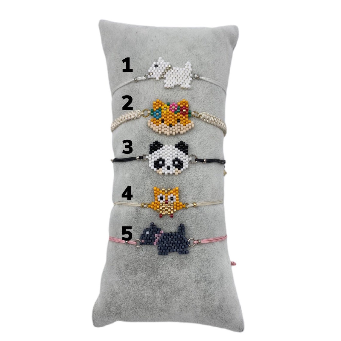 Handmade Beaded Animal Bracelet Seed Bead Bracelet Beaded Etsy