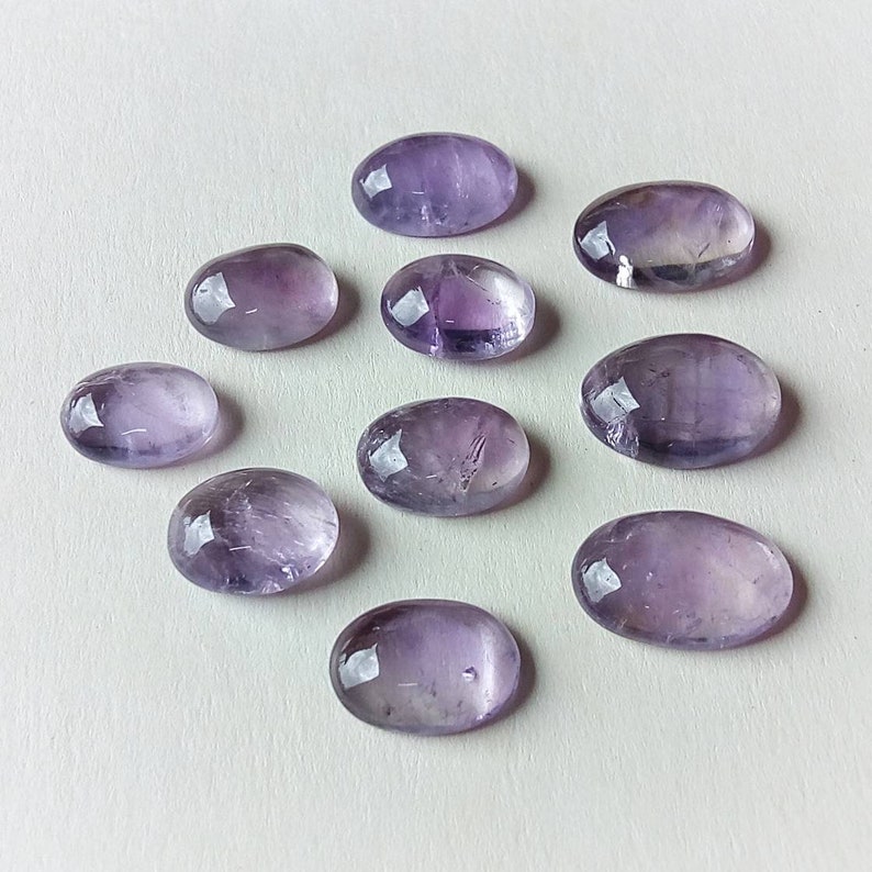 20mm 105cts 10pcs AMETRINE Oval Gemstone Cabochons Lot