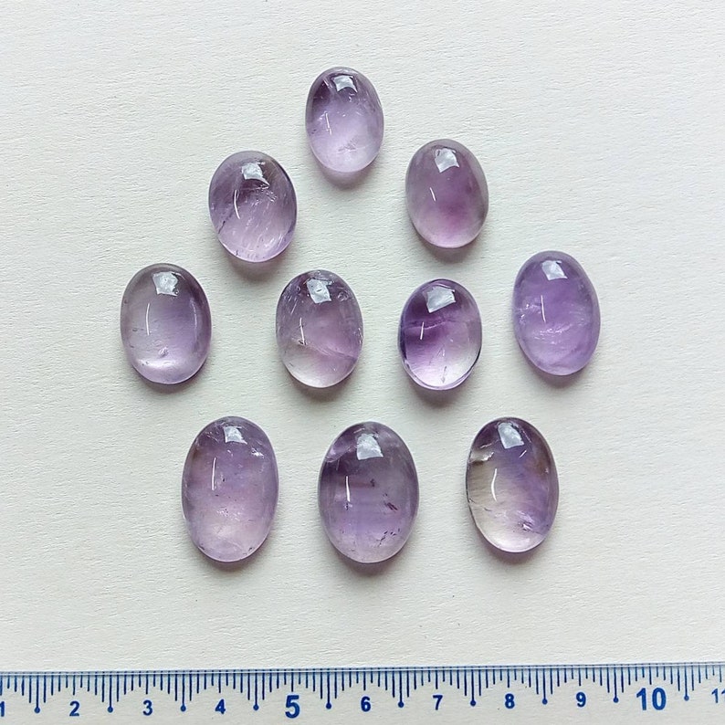 20mm 105cts 10pcs AMETRINE Oval Gemstone Cabochons Lot