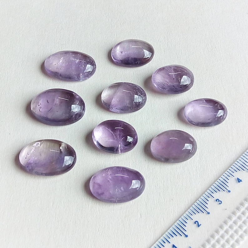 20mm 105cts 10pcs AMETRINE Oval Gemstone Cabochons Lot