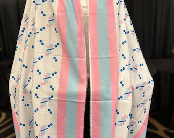 White JJ Repeat Wrap/Scarf