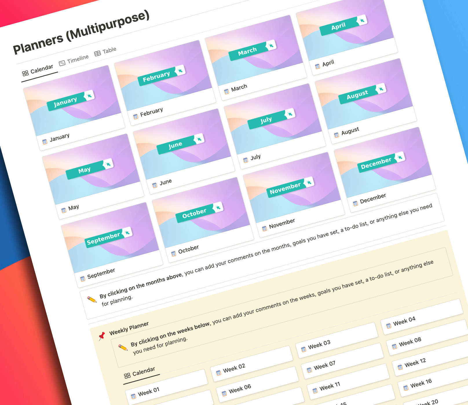 Notion 2024 Planner Template the Ultimate Organizer Etsy