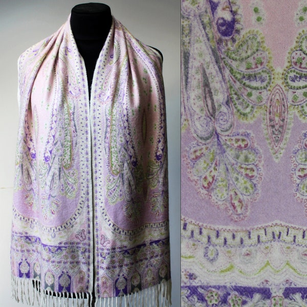 Moody Paisley Satin Long Scarf - BLACK COPPER (Pack of 6) main image 1