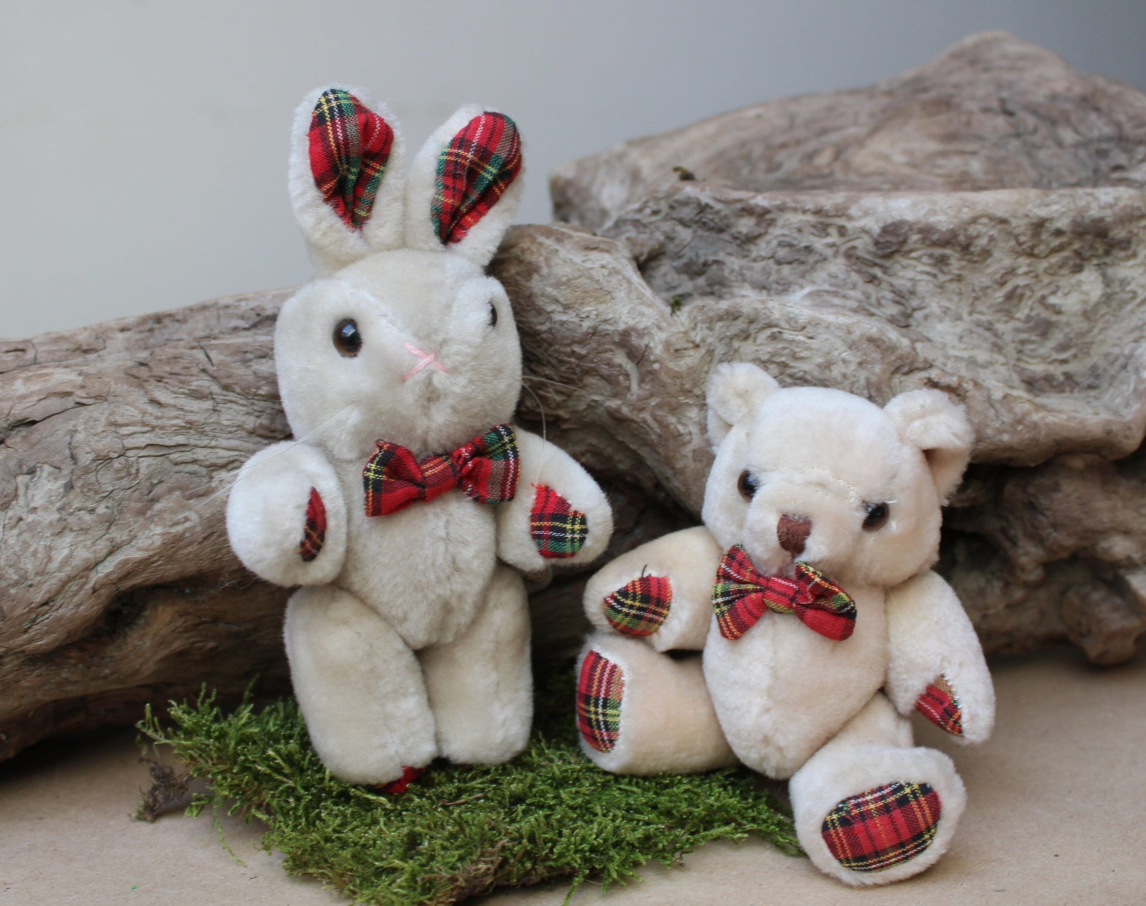 teddy bear and rabbit