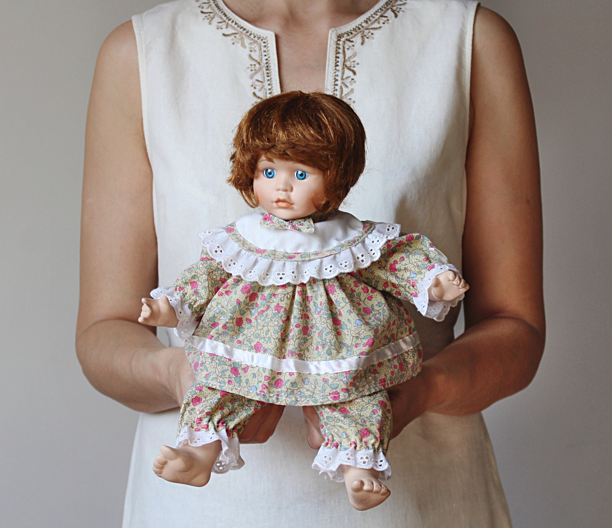 ヴィンテージ磁器人形：12インチ プロムナードコレクション ビスク