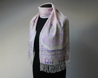 Sciarpa Grande Da Uomo In Pura Seta (rosso - Foto 5