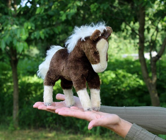 Vintage Steiff Ferdy Horse Mohair Plush Toy: Rare Collectible