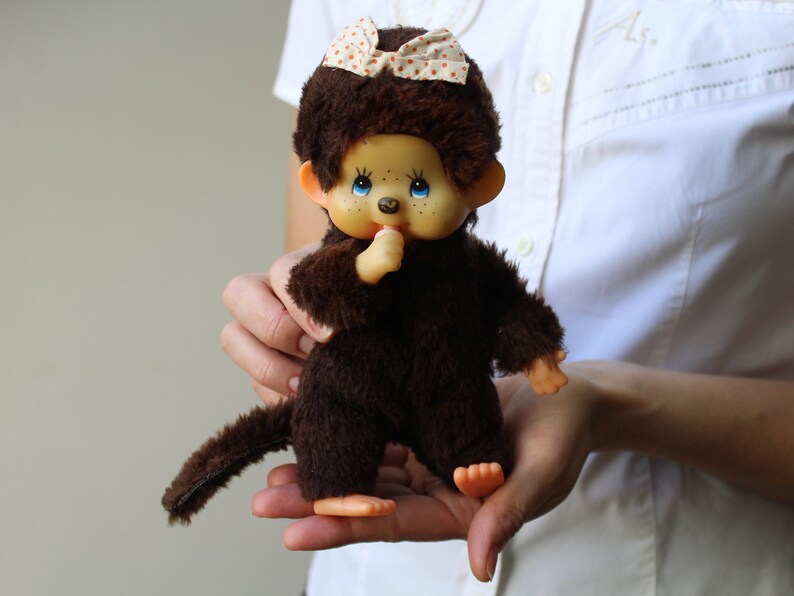 vintage monchhichi monkey