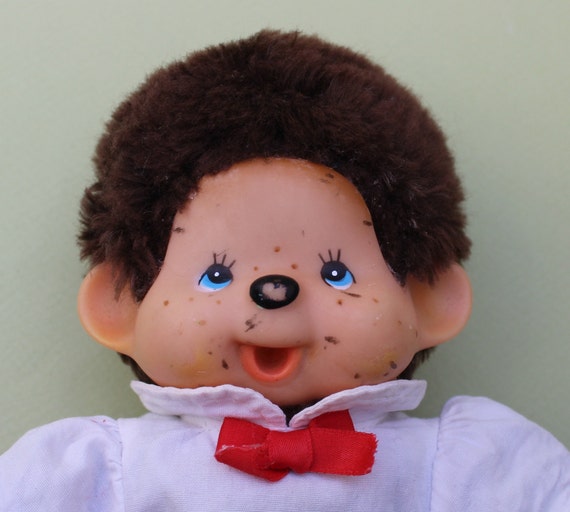 Vintage Japanese Monkey Girl Plush Toy: 70-80s Collectible Doll - Etsy