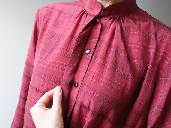 Wine Elegant Blouse main image 1