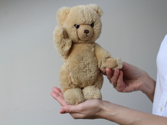 Vintage Steiff Teddy Bear: Jointed Plush Toy, Nursery Decor (9