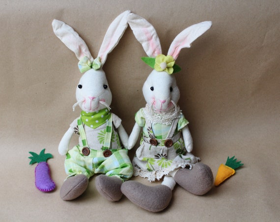 vintage rabbit dolls