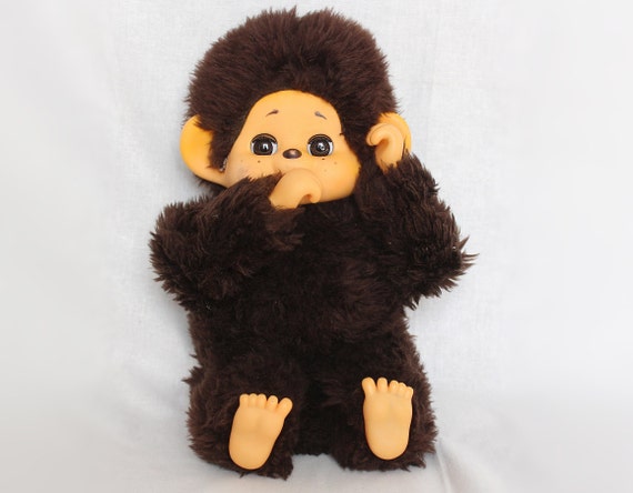 Monchhichi Vintage Collectible 14 Rare Big Monchichi Sleep Eyes