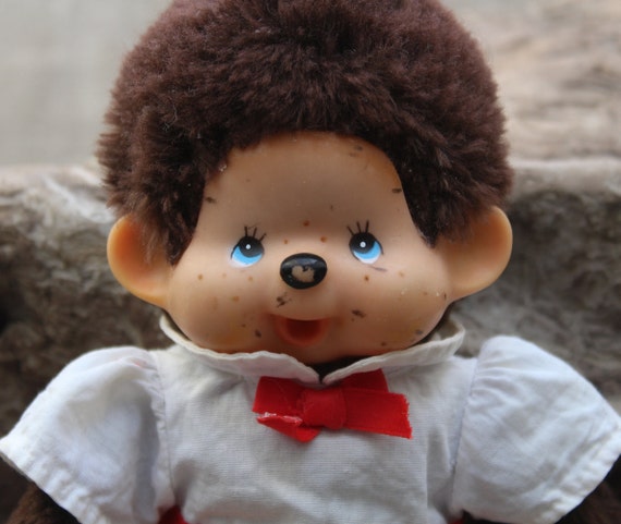 Vintage Japanese Monkey Girl Plush Toy: 70-80s Collectible Doll - Etsy