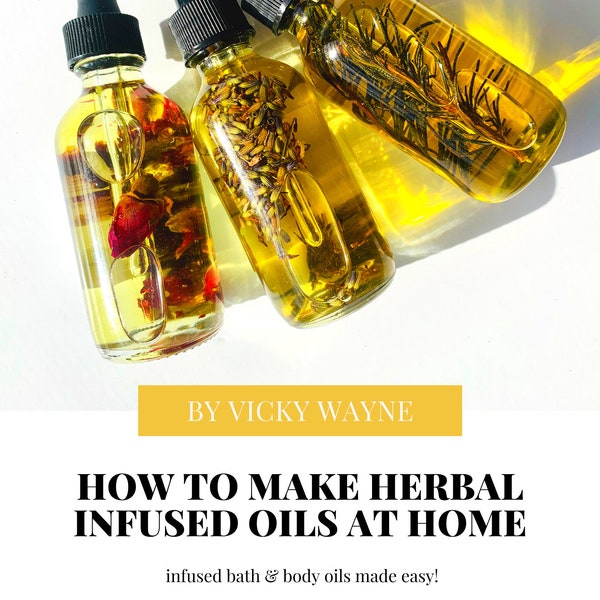 How To Make Herbal Infused Oils | Natural Skincare | Herbal Skincare | Organic Skincare | Make Your Own | DIY | Download