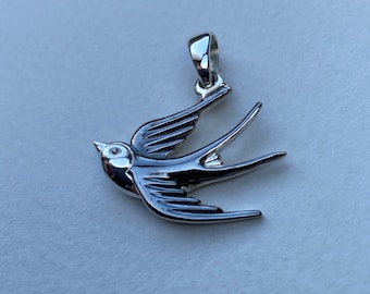 Swallow necklace swallow