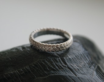 Dragon Scale ring Silver Scale ring Mystique ring