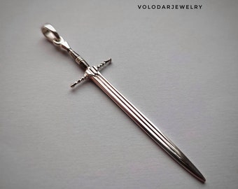 Sword necklace Sword pendant