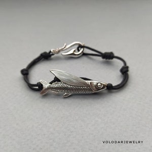 Flying fish bracelet Maori fishhook bracelet