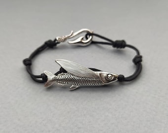 Flying fish bracelet Maori fishhook bracelet