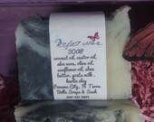 Perfect man handmade, handcrafted, natural, palm oil free goats milk soap