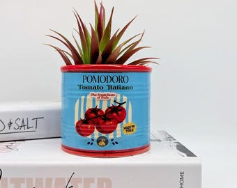 Tomato Can Ceramic Planter Pot