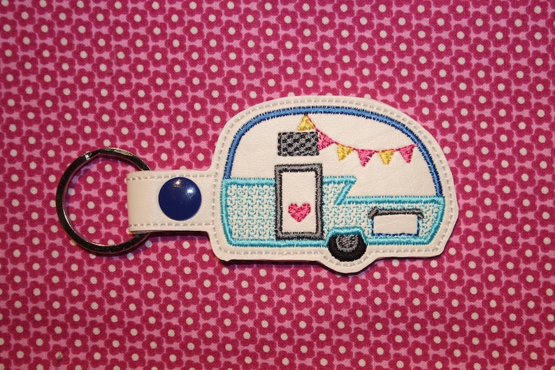 Schlüsselanhänger Wohnwagen Caravan