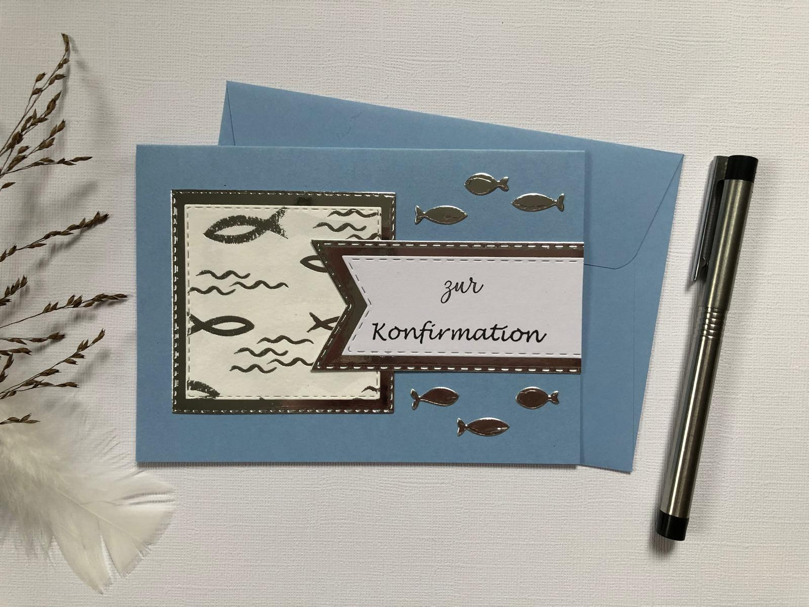 Zur Konfirmation Karte handgemacht | Etsy