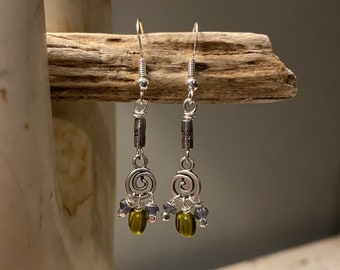 Babasee Boho Fairy Elegant Dangle Petal Earrings Circle Round Drop Hook Earrings Babasee Boho Fairy Elegant Dangle Petal Earrings Circle Round Drop Hook Earrings