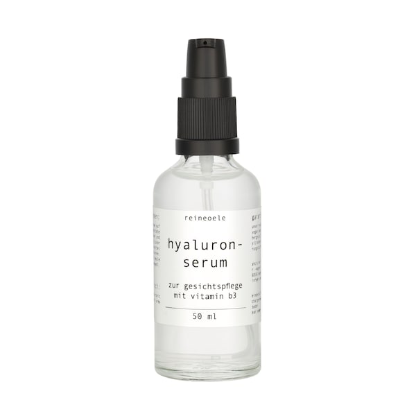 Hyaluronserum mit Vitamin B3 und Urea, Feuchtigkeitsserum,  Grundpreisangabe 24,80 Euro/100 ml, versandkostenfrei ab 30,.