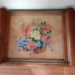 Vintage Scandinavian style serving tray
