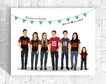 custom nfl house divided jerseys