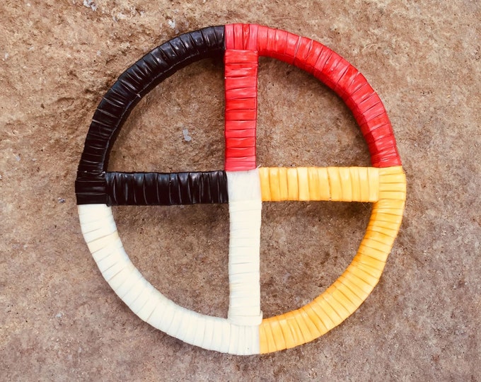 Porcupine Quill Medicine Wheel Four Directions Native Made Oglala Lakota Etsy