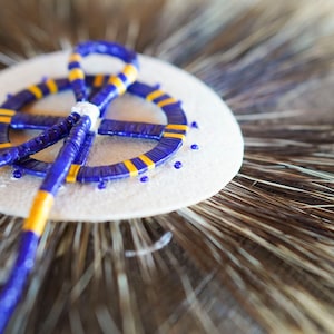 Porcupine Quillwork and Ceremonial Hair Piece -Lakota Nation