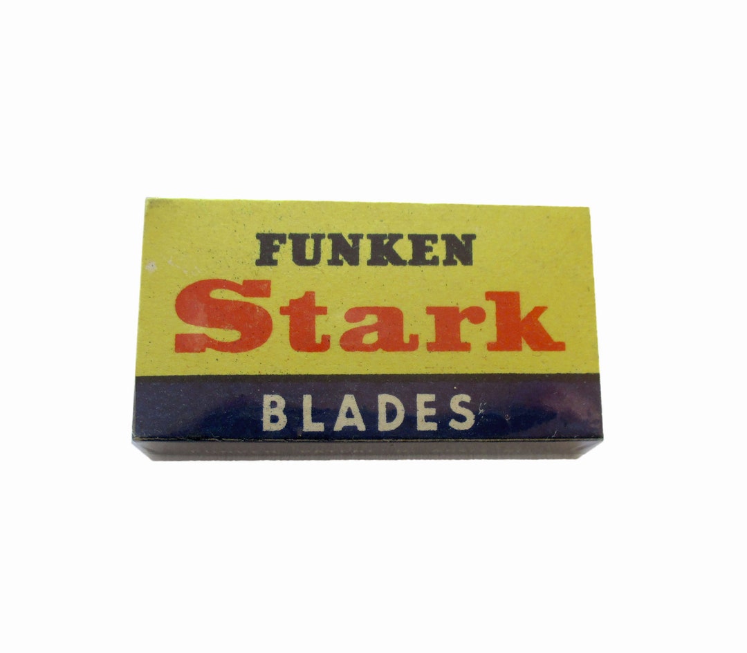 Funken Safety Razor Funken Stark Blades, Vintage Collectable Unused Original funken Stark ...