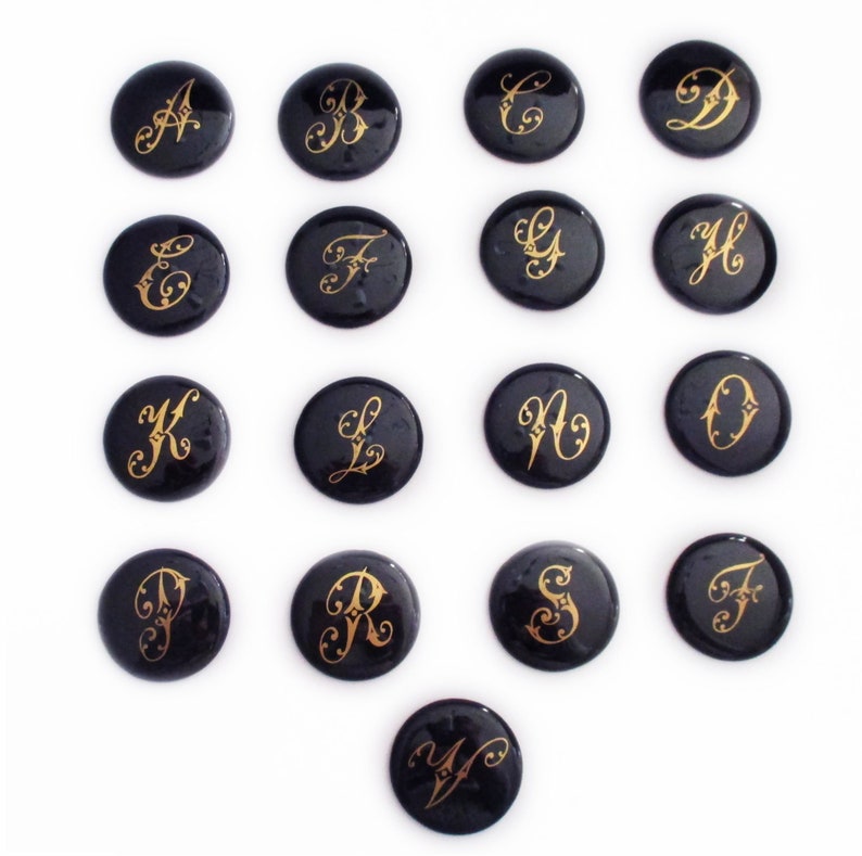 Made in Italy Listing for ONE piece Choose Your Monogram Initial Round Pill Trinket Box Treasures Keepsake Box