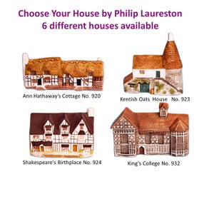 6 HOUSES to Choose Philip Laureston Houses Made in England Ceramic Miniature House (Listing for ONE piece)