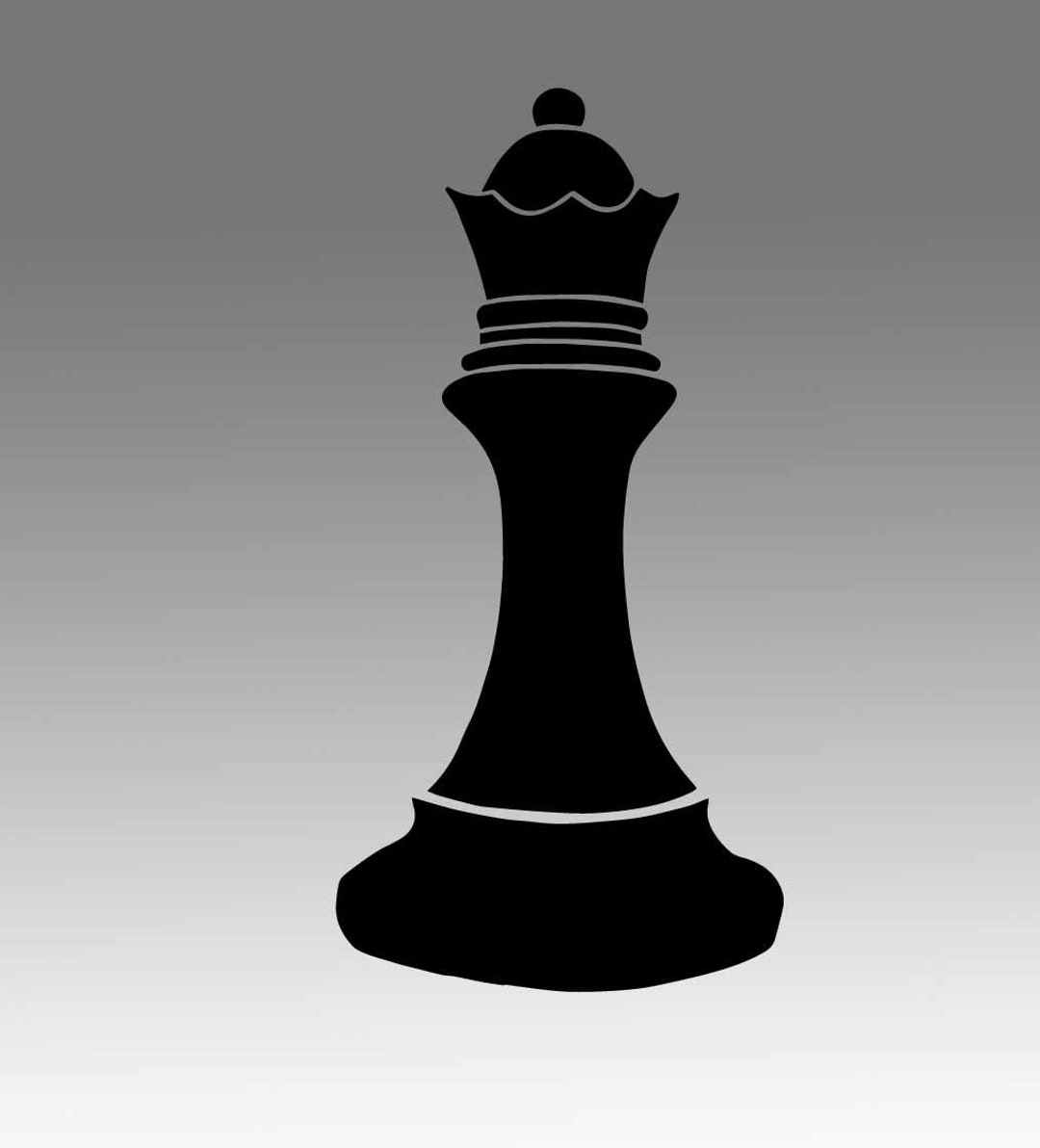 Queen and King Chess Pieces Svg Queen Svg King Svg Black 