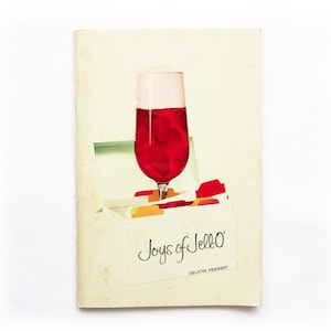Joys of Jell-O Gelatin Dessert Cookbook 4th Ed Paperback Book Kitchen Cook Booklet Ephemera