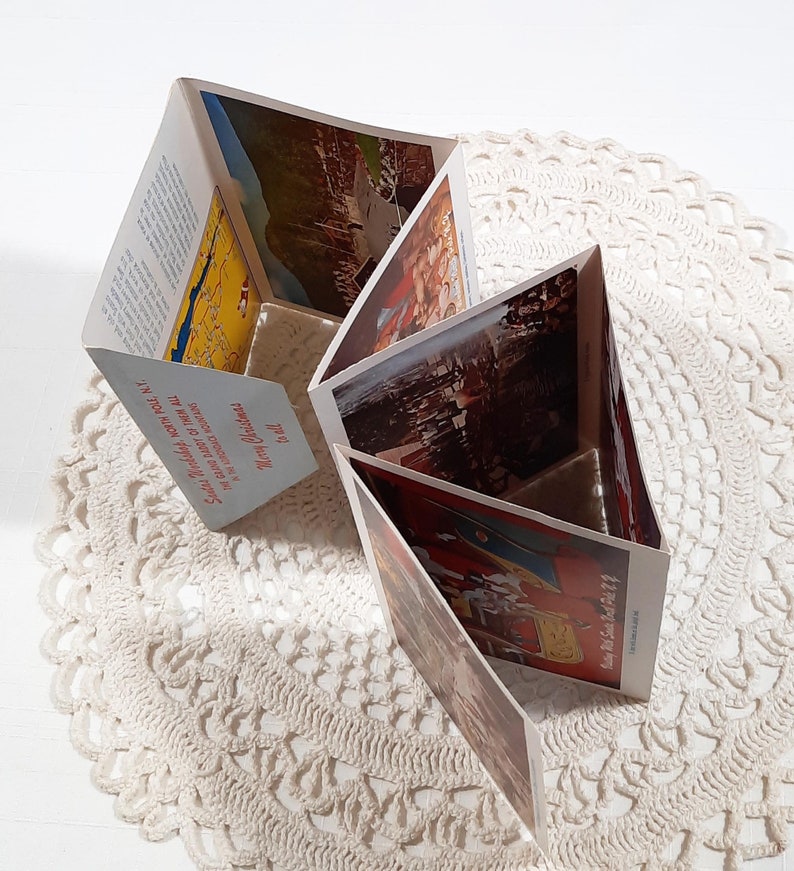 Vintage Santa's North Pole New York Picture Etsy UK