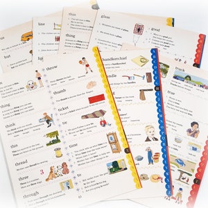 Paquete de 4 páginas gigantes ilustradas de libros para niños con diccionario dorado vintage, material de papelería, planificador de diario basura, suministros para collage y manualidades