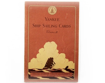 Vintage Yankee Ship Sailing Cards. Volume 3 by Allan Forbes and Ralph M Eastman Souvenir Brochure Memorabilia Ephemera