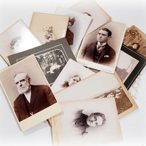 Kabinetskaart Foto's Ephemera Junk Journal Mixed Media Supply Collage Craft
