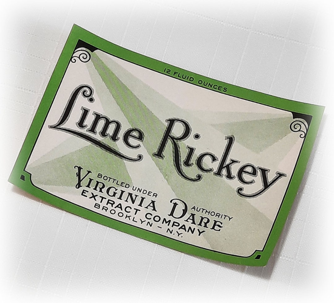 3 Vintage Lime Richey Soda Labels: Brooklyn N.Y. Ephemera - Etsy