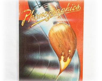 vintage phonographie contemporaine couverture d'album art design broché 1977 magazine souvenirs éphémères