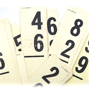 Vintage Multiplication Flash Cards: 1940s Math Ephemera, Junk Journal Supply