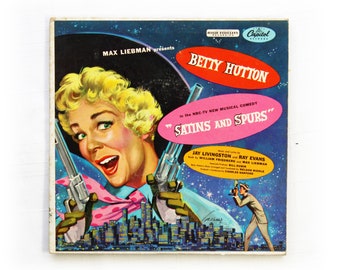 Satins and Spurs Betty Hutton NBC Special 1954 Capitol Records Two 45RPM EP Set