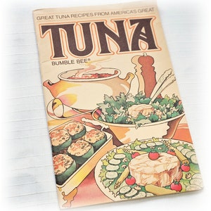 Vintage Bumble Bee Tuna Recipe Book 1976 Cook Recipes Booklet Cookbook Ephemera