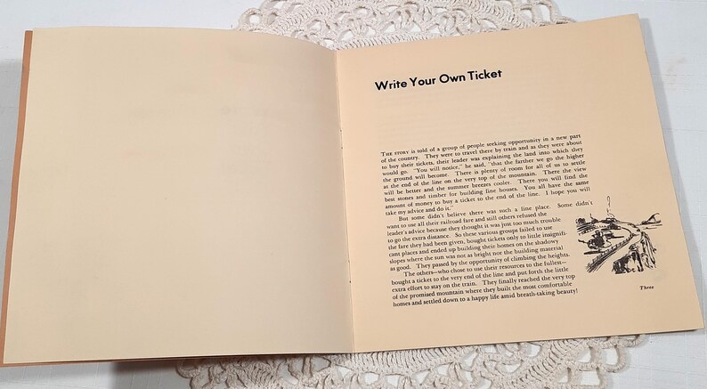 Vintage Write Your Own Ticket by Brownie Wise